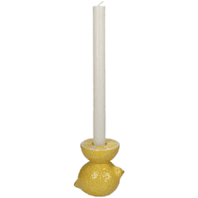Подсвечник "Lemon", 10х7х10 см, желтый