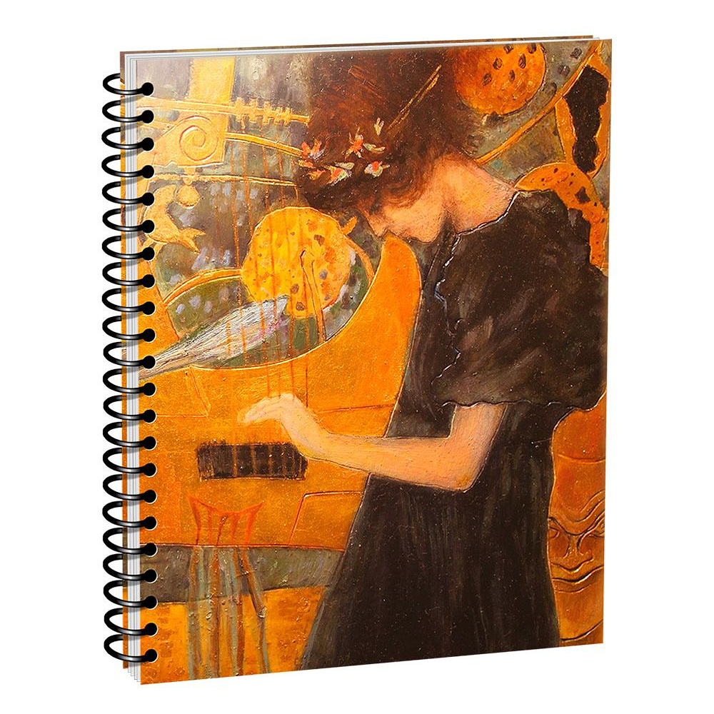 Скетчбук "Климт. Музыка", А5, 100 листов, разноцветный