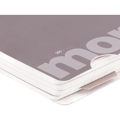 Книга записная "Carrarra", A5, 200 листов, клетка, линейка, точка, фиолетовый - 3