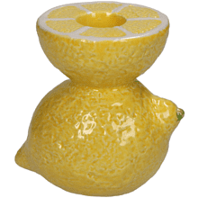 Подсвечник "Lemon", 10х7х10 см, желтый