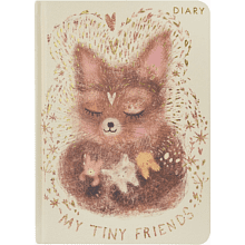 Ежедневник недатированный "Love me. Лисенок", А5, 240 страниц, молочный