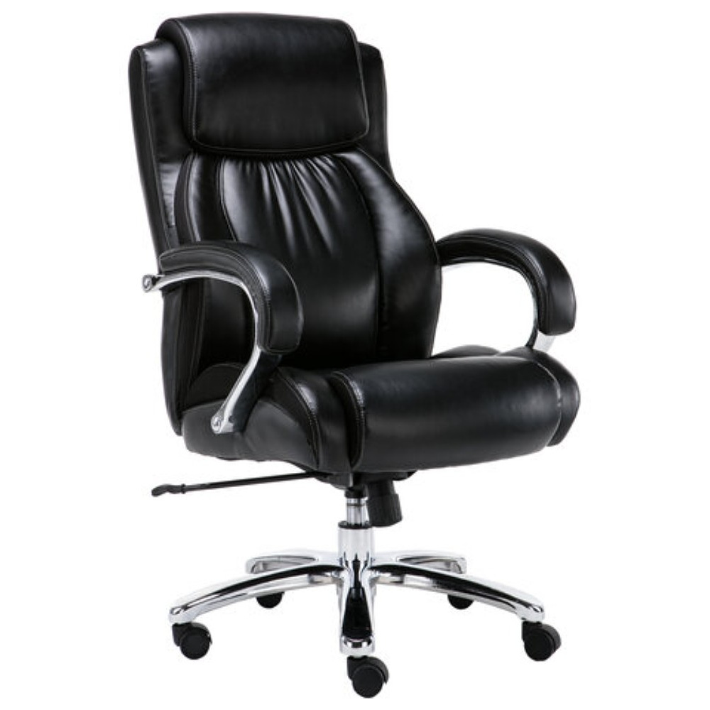 Кресло для руководителя BRABIX "Premium Status HD-003", экокожа, металл, черный