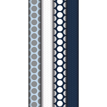 Бумага декоративная в рулоне "Excellia. Blue & silver", 80 г/м2, 2x0,7 м, ассорти