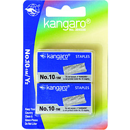 Скобы в блистере, №10, 2000 шт, металлик