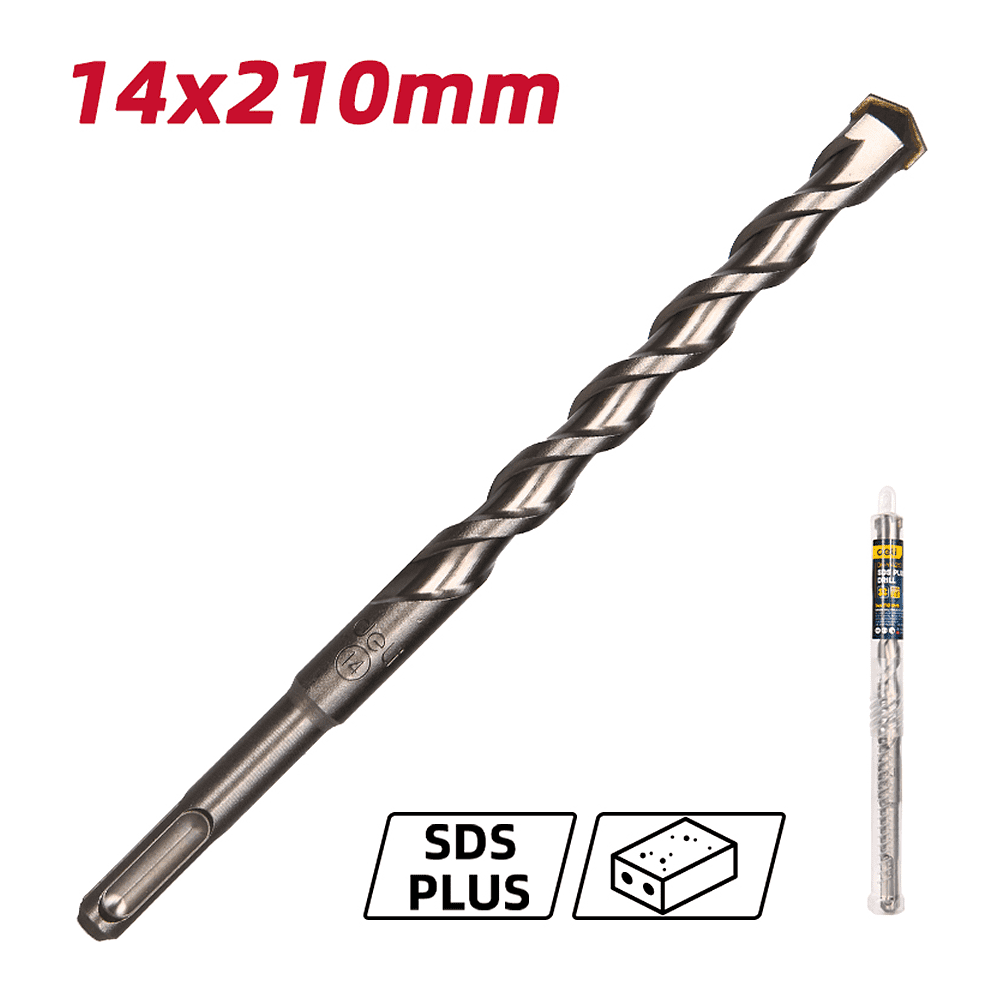 Бур по бетону Deli YS EDH-Y14210, 14 x 210 мм, SDS-PLUS - 2 Бур по бетону Deli YS EDH-Y14210, 14 x 210 мм, SDS-PLUS - 2