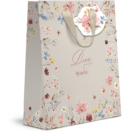 Пакет бумажный подарочный "Italy Garden LVS", 25.5х31.5х11 см, ассорти - 2