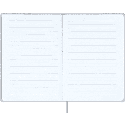 Книга записная "Замша", А6, 96 листов, линейка, серый - 3