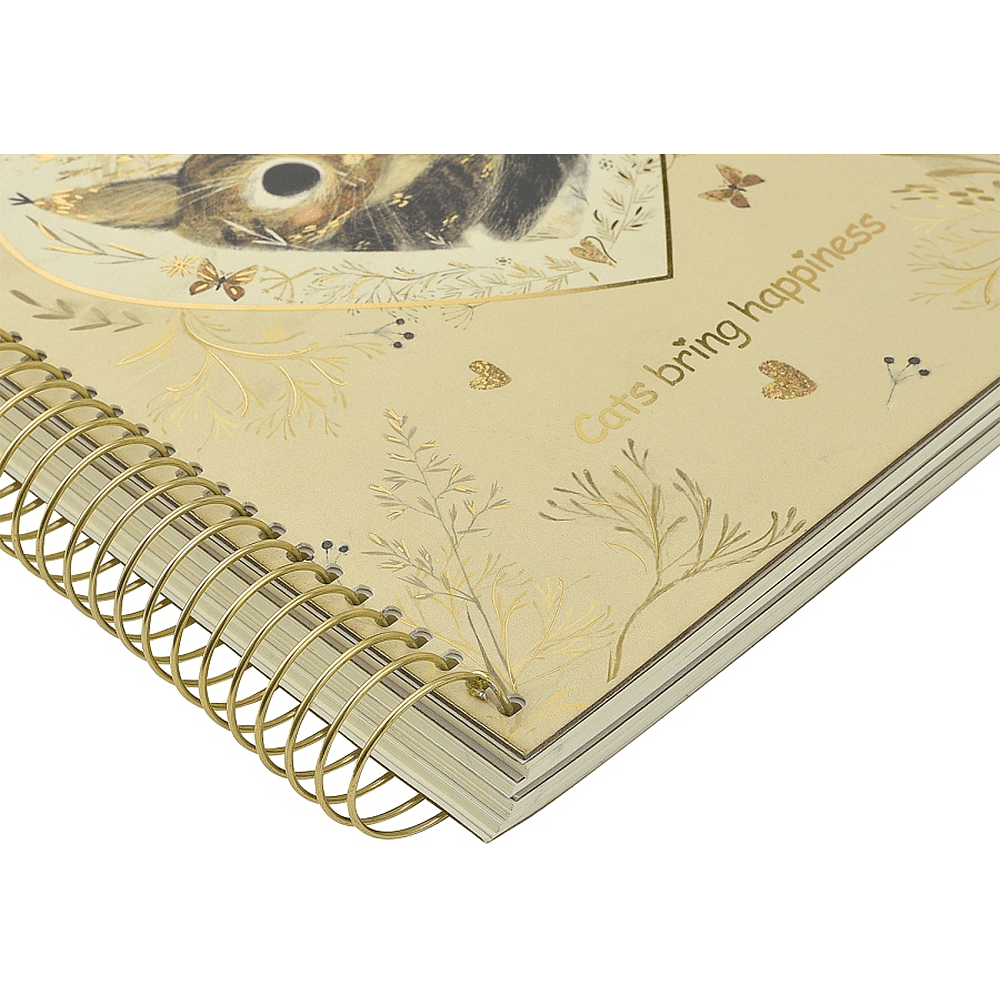 Книга записная  "Love me", В5, 120 листов, клетка, линейка, точка, бежевый - 3