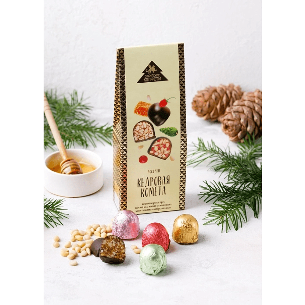 Конфеты "Кедровая комета", ассорти, 70 г - 4