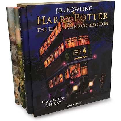 Комплект книг на английском языке "Harry Potter - The Illustrated Edition 3 books in set", Rowling J.K.