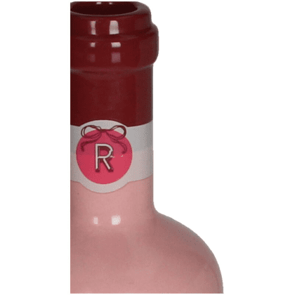 Ваза керамическая "Wine Bottle", 8х8х29 см, розовый - 2