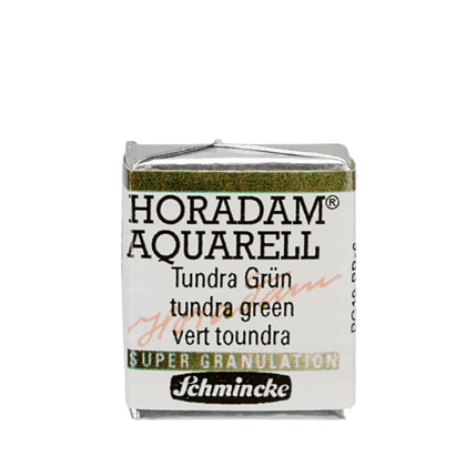 Краски акварельные "Schmincke Horadam", 985 зеленый tundra, полукювета