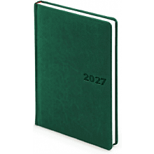 Ежедневник датированный "Velvet 27", A5, 336 страниц, темно-зеленый 2027