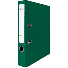 Папка-регистратор "Yesli:", А4, 50 мм, ПВХ Эко, зеленый