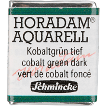 Краски акварельные "Schmincke Horadam", 533 кобальт зеленый темный, полукювета