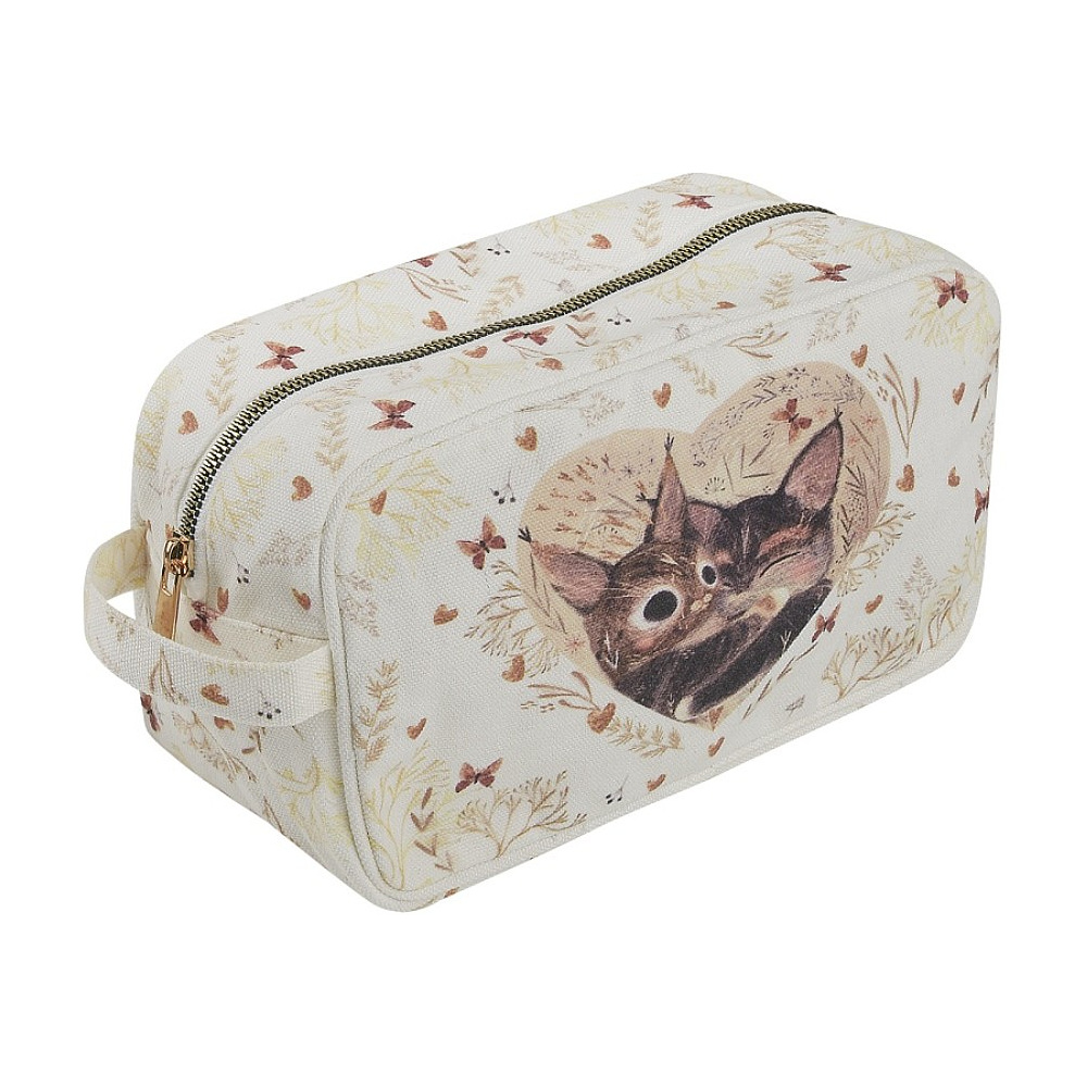 Косметичка "Love me. Котики приносят счастье"