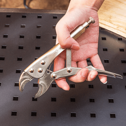 Клещи Deli YS EDL2001-7, зажимные, с фиксатором, 180 мм - 4