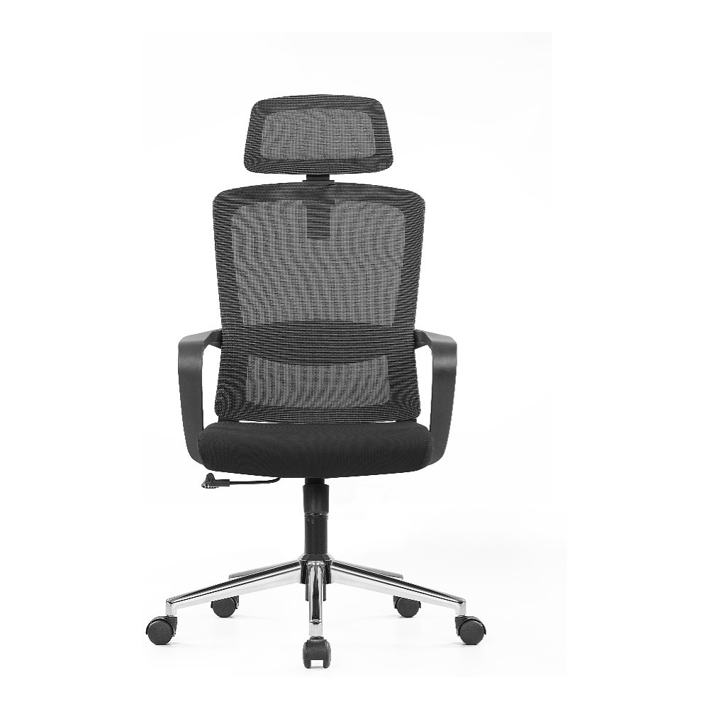 Кресло компьютерное SitZone U-060A, сетка, ткань, черный - 5