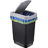Урна для мусора IDEA, 25 л, пластик, черный, серый - 6 Урна для мусора IDEA, 25 л, пластик, черный, серый - 6