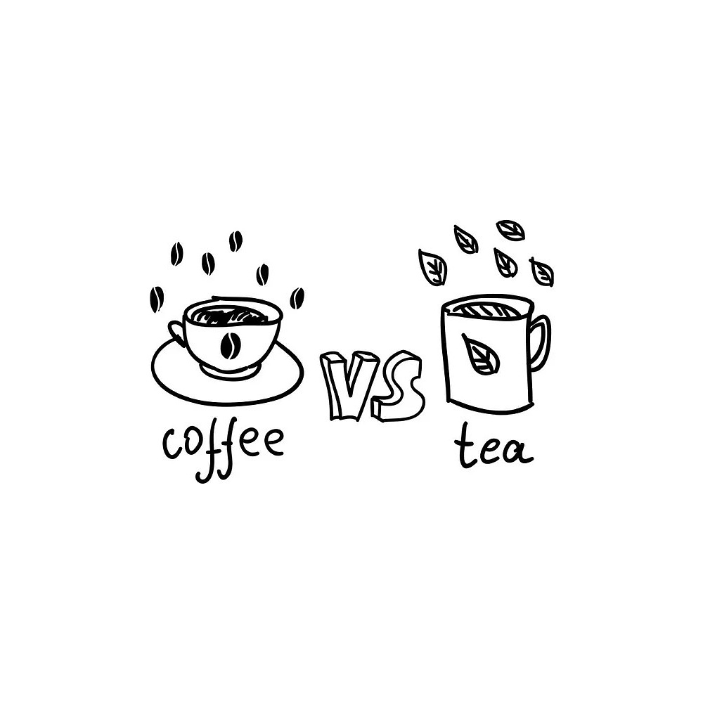 Раскраска "Вкус утра. Чай и кофе" - 10