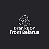 Футболка унисекс "Libra. DranikBOY from Belarus", M-L, хлопок, оверсайз, черный - 2