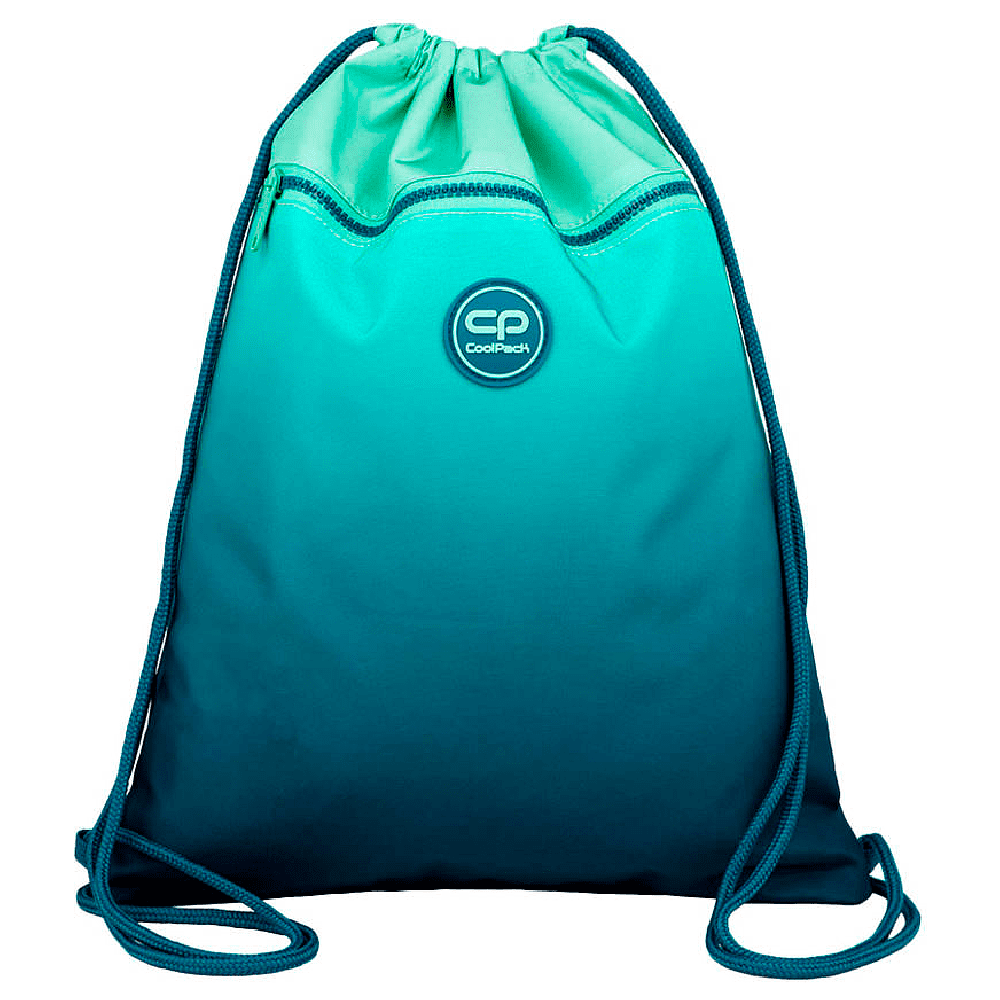 Мешок для обуви Coolpack "Vert Gradient Blue lagoon", 42.5x32.5 см, полиэстер, зеленый, синий