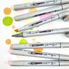 Маркер перманентный двусторонний "Sketchmarker", BR65 коричневая галька - 3