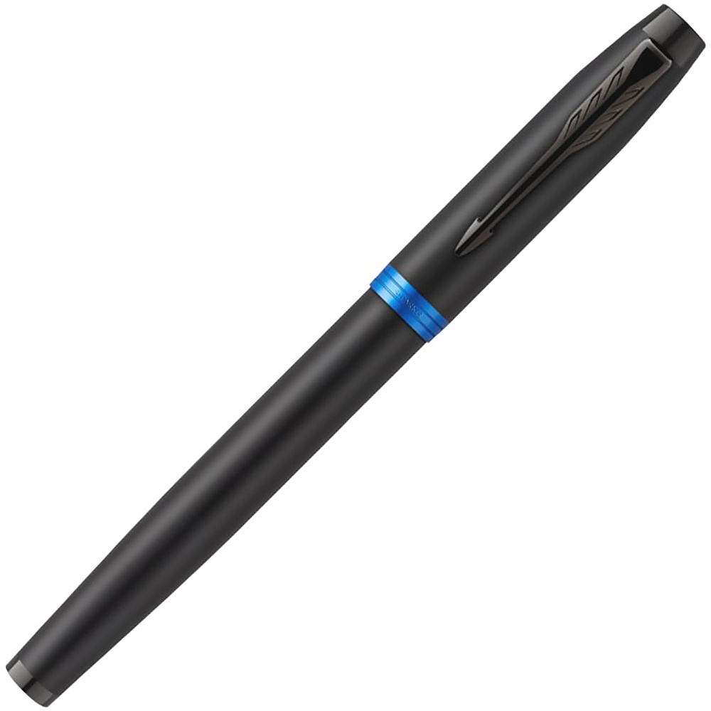 Ручка перьевая Parker "IM Vibrant Rings F315", M, черный, синий, патрон синий - 5