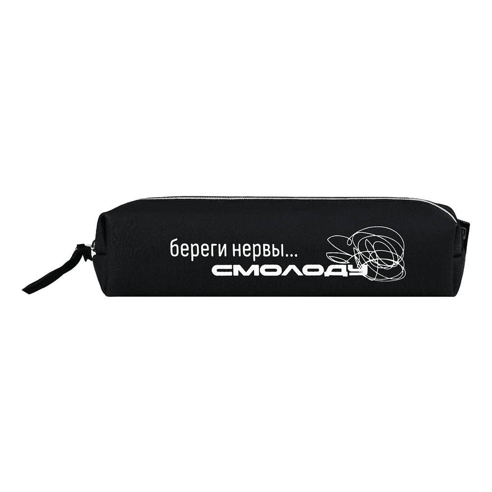 Пенал "Фразы с характером. Бререги нервы смолоду", 1 отделение - 2