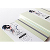 Скетчбук для маркеров "Fashion", 20x20 см, 75 г/м2, 80 листов, мятный - 4