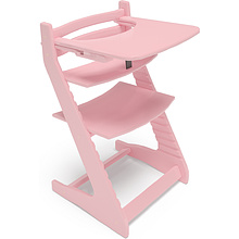 Столик для кормления под ограничитель к стулу Вырастайка, розовый