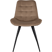 Стул Бюрократ "CH-K2_2", ткань, светло-коричневый, металл, комплект 2 штуки