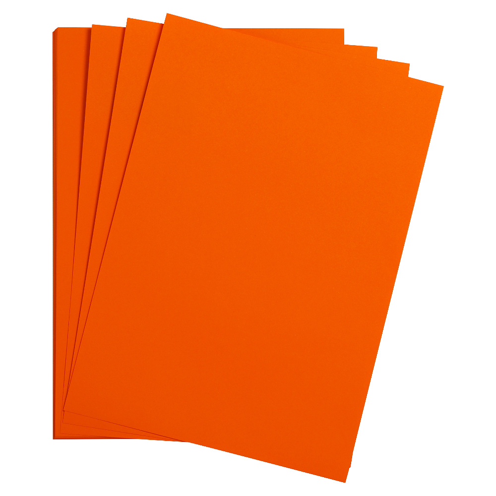 Бумага цветная "Maya", 50x70 см, 270 г/м2, оранжевый