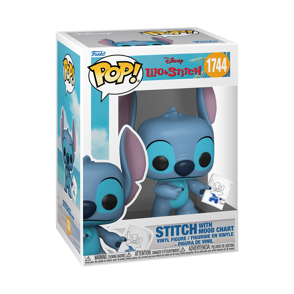 Фигурка Funko POP! Лило и Стич: Стич с рисунком настроения - 2