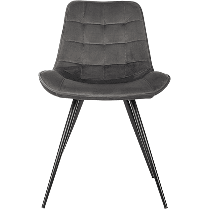 Стул Бюрократ "CH-K2_2", ткань, темно-серый, металл, комплект 2 штуки - 2