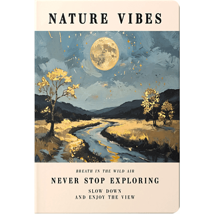 Тетрадь "Jane. Nature Vibes", А4, 40 листов, клетка, бежевый