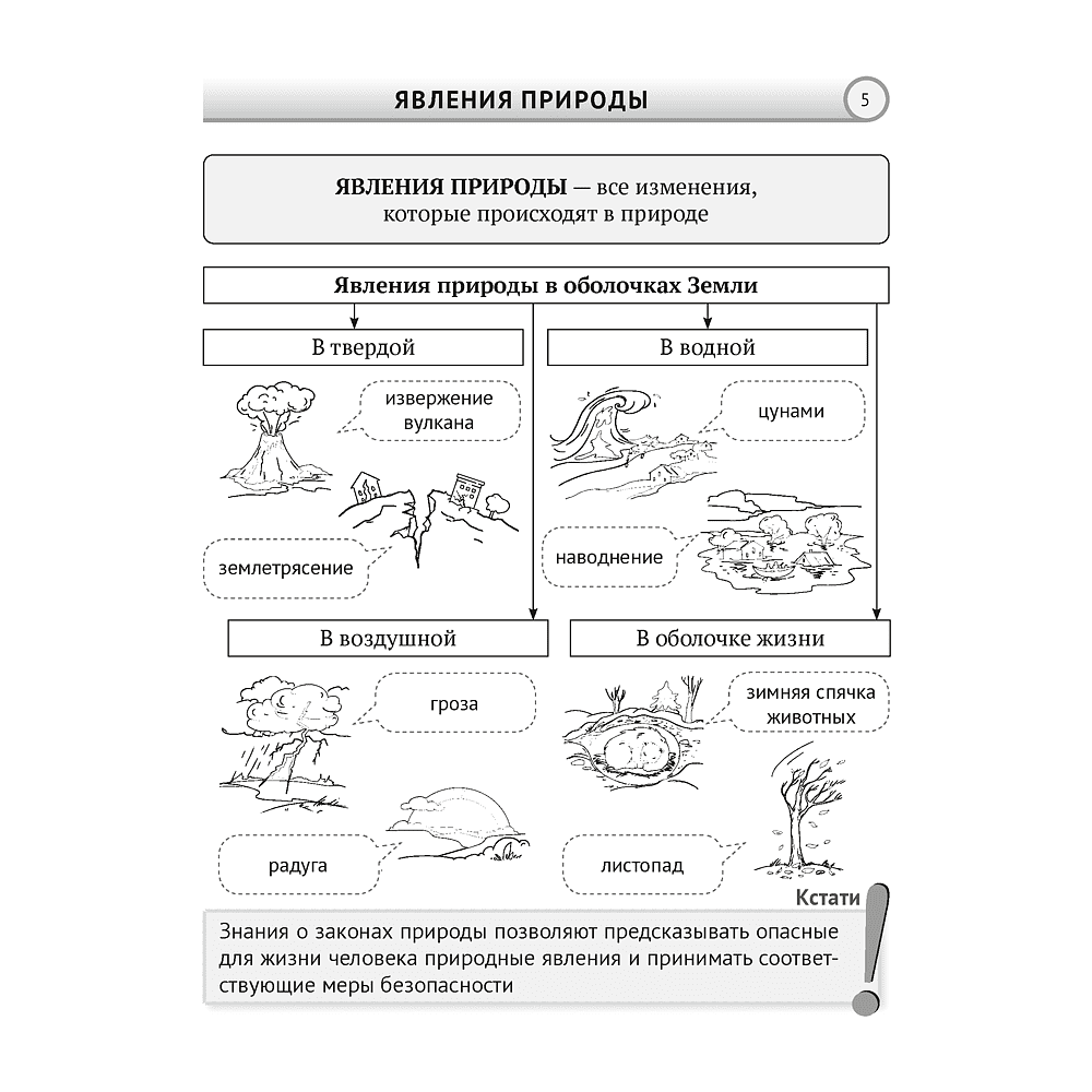 Человек и мир. 5 класс. Опорные конспекты, схемы и таблицы, Кольмакова Е. Г., Сарычева О. В. - 4