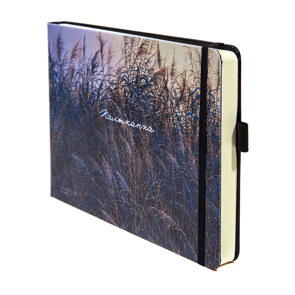 Скетчбук "Валерий Шкарубо. Волнение", 21x14.8 см, 80 листов, нелинованный, черный пейзаж - 2