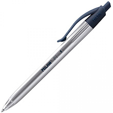 Ручка шариковая автоматическая "P1 Silver", 1.0 мм, ассорти, стерж. синий