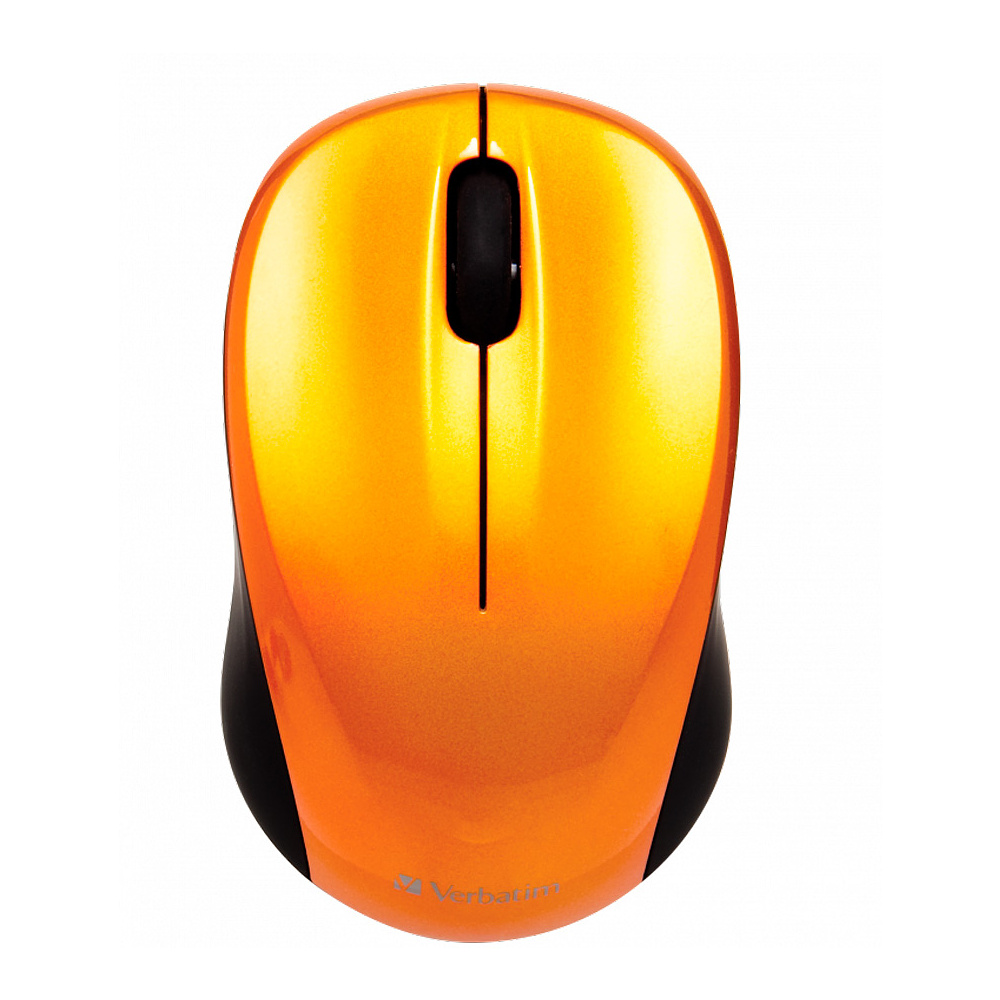 Мышь Verbatim 49045, беспроводная, 1600 dpi, 3 кнопки, оранжевый - 8