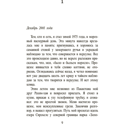 Книга "Бегущий за ветром", Халед Хоссейни - 2