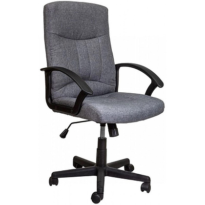 Кресло для руководителя "Polo", ткань, пластик, серый