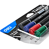 Набор маркеров перманентных "Think", 4 шт, ассорти - 3
