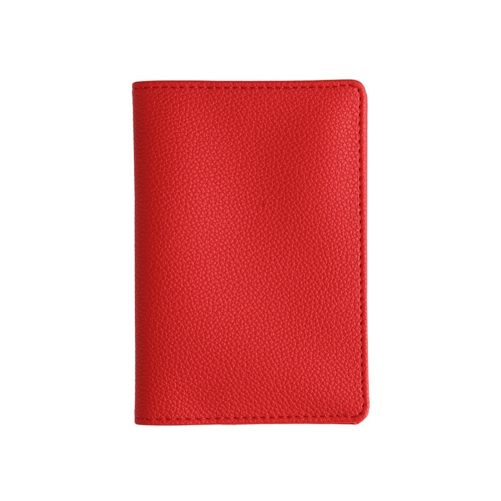 Обложка для паспорта "Красная", кожзам - 2