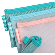 Папка конверт на молнии "Chromaline Pastel", А6, ассорти