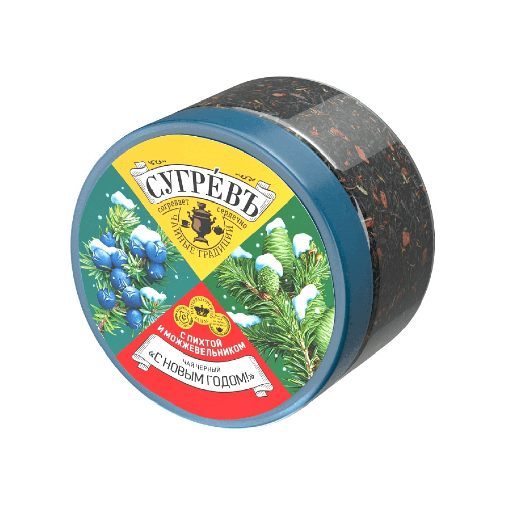 Чайный напиток "Сугревъ С новым годом", 55 г, с пихтой и можжевельником - 2