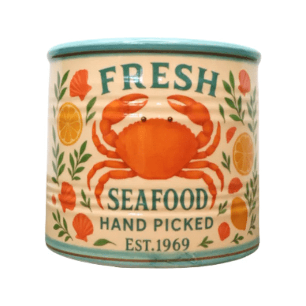 Кашпо "Crab Can", доломит, разноцветный - 3