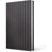 Книга записная "Stripes", А5, 128 листов, клетка, черный