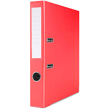 Папка-регистратор "Basic-Smart", А4, 50 мм, ПВХ ЭКО, красный