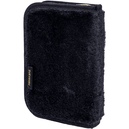 Пенал-книжка "Fluffy Kitty Black", 1 отделение, с наполнением - 2